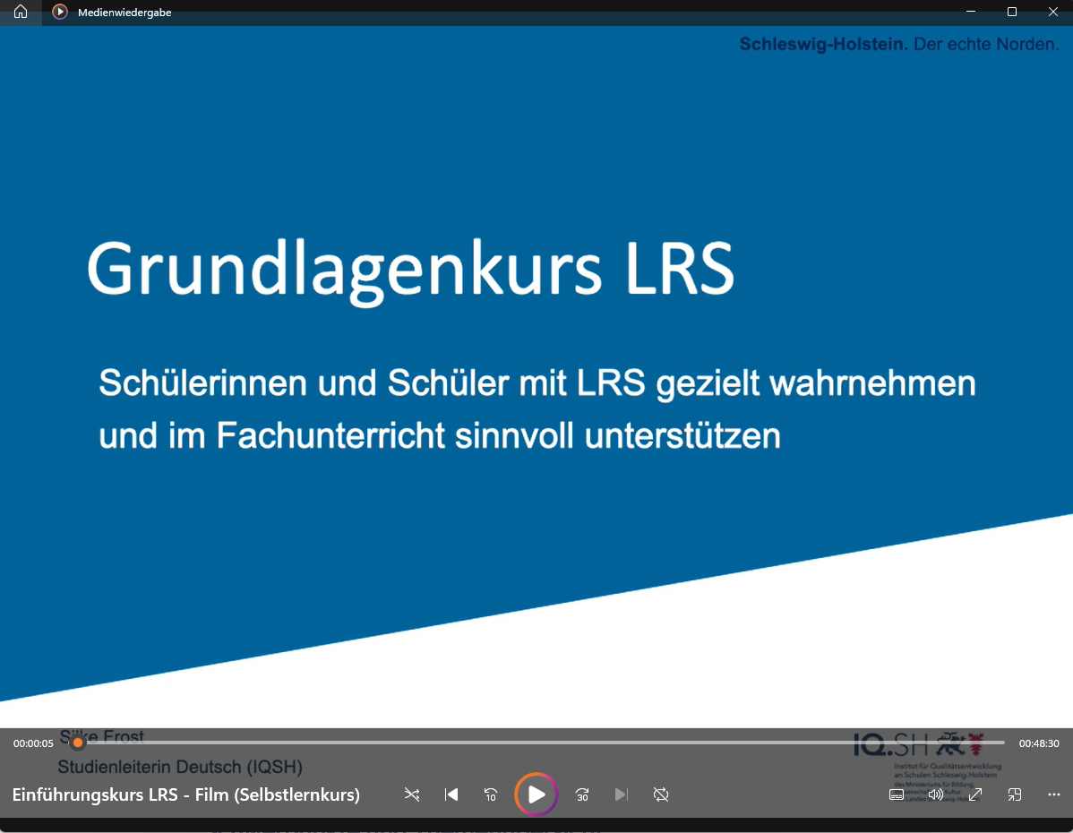 Grundlagenkurs LRS
